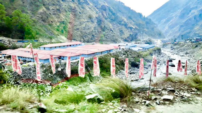 २१६ मेगावाटको माथिल्लो त्रिशूली–१ जलविद्युत आयोजनाको शिलान्यास